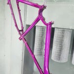 Покраска порошковая велосипедной рамы